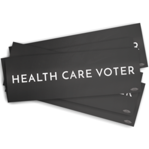 Health Care Voter Bumper Sticker
